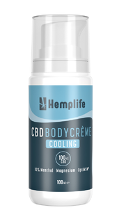 Hemplife CBD   Magnesium Cooling Bodycrème 100ML