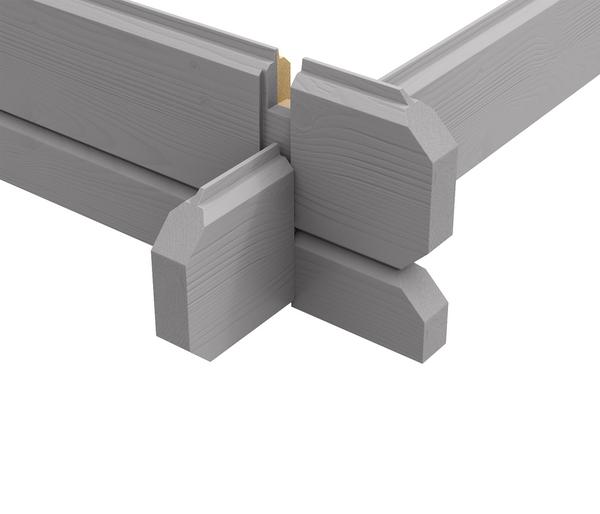 Weka Gartenhaus 253 Gr. 2, ca. B420/H270/T310