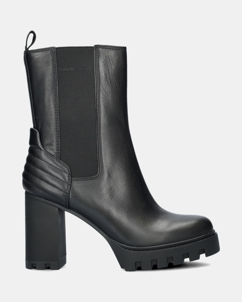 Calvin Klein Platform Chelsea Chelseaboots  - zwart