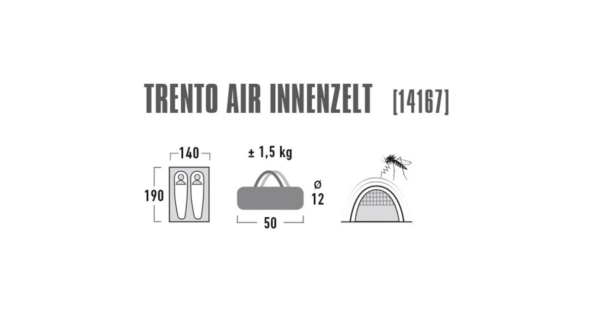 High PeakBinnentent Trento Air  (Wit)