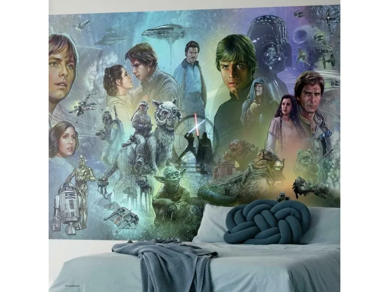 Star Wars Original Trilogy Tapet 320 x 183 cm