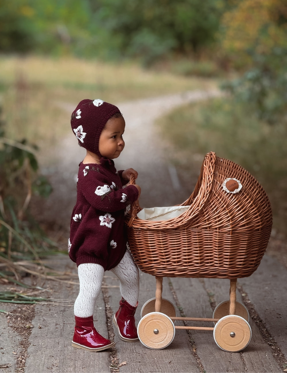 Emma Boot - Cherry Patent