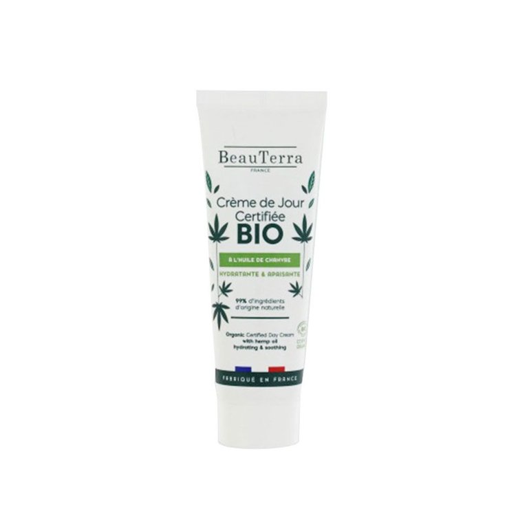Creme de jour a l'huile de chanvre bio 50ml Beauterra