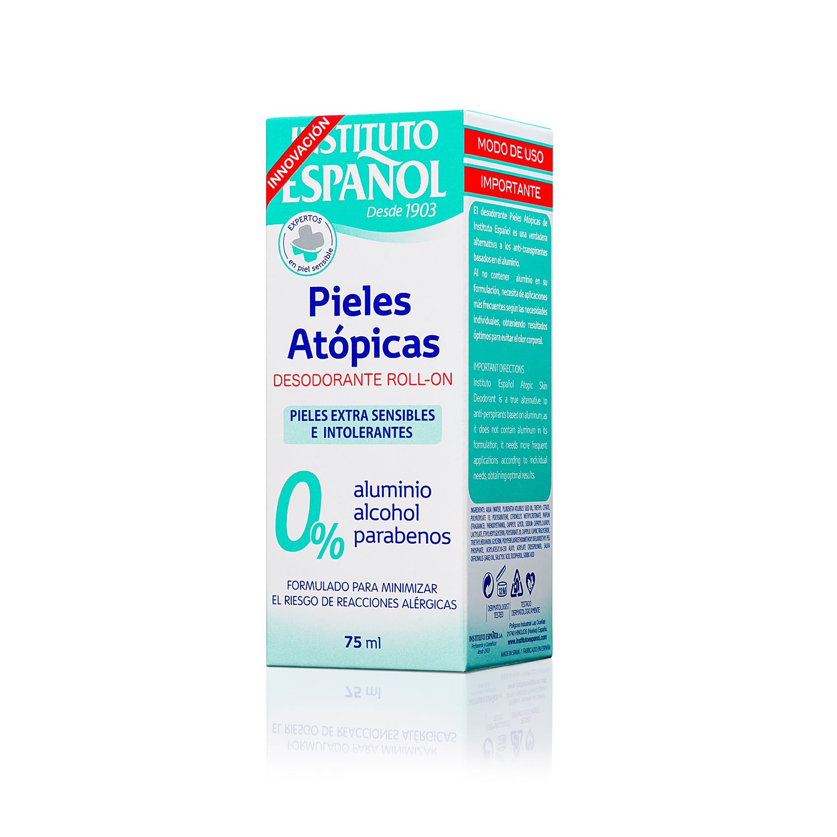 Deo Rollon Pieles Atopicas Desodorantes en roll-on
