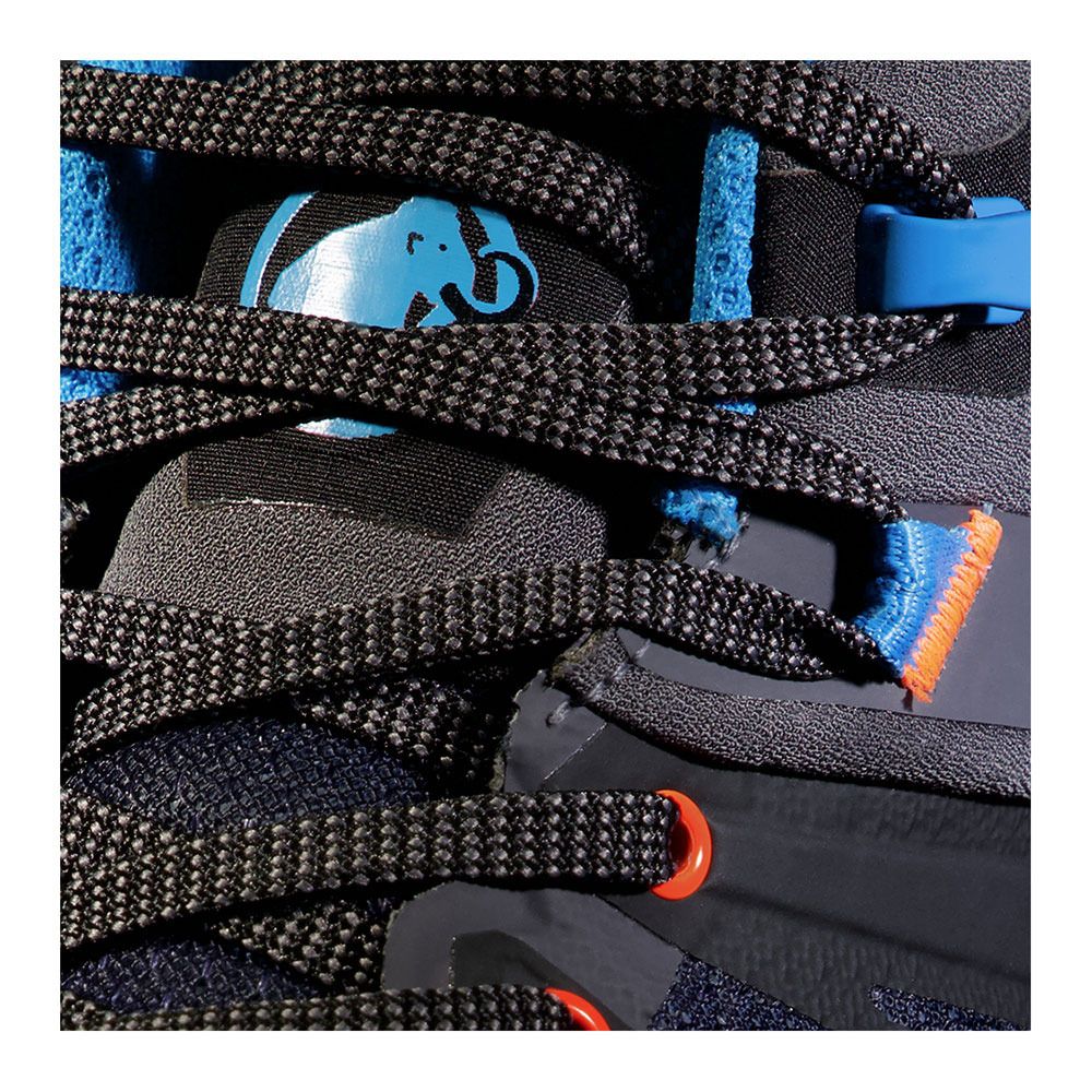 Mammut SERTIG II MID GTX - Chaussures de randonné Femme dark titanium-light gentian