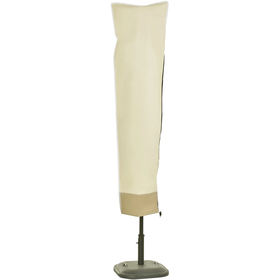 Outsunny Schutzhülle für Sonnenschirme beige, kaffeebraun