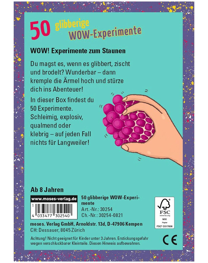 Kartenspiel 50 GLIBBERIGE WOW-EXPERIMENTE