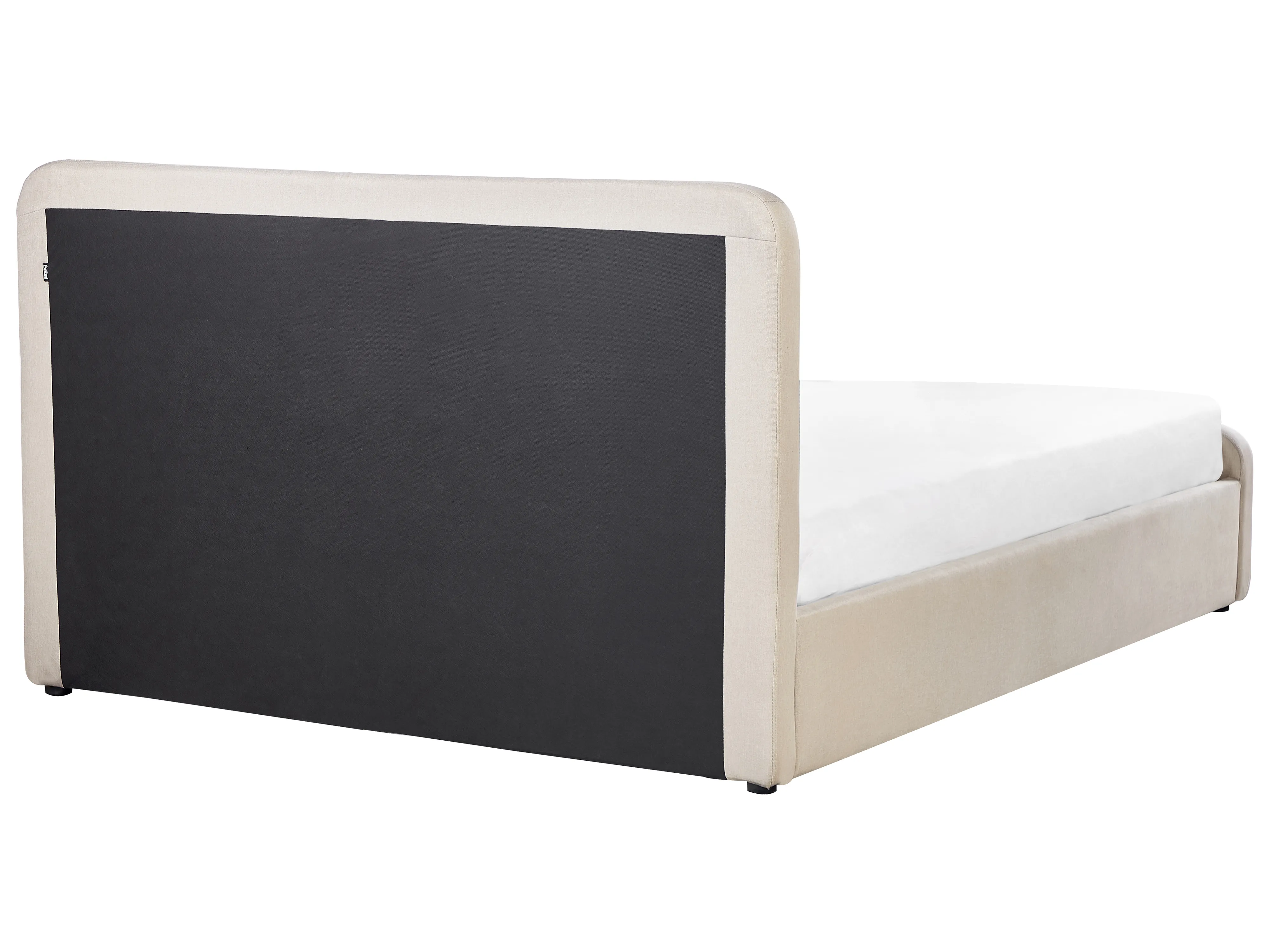 Bed met opbergruimte Stof RENNES 160 x 200 cm Beige