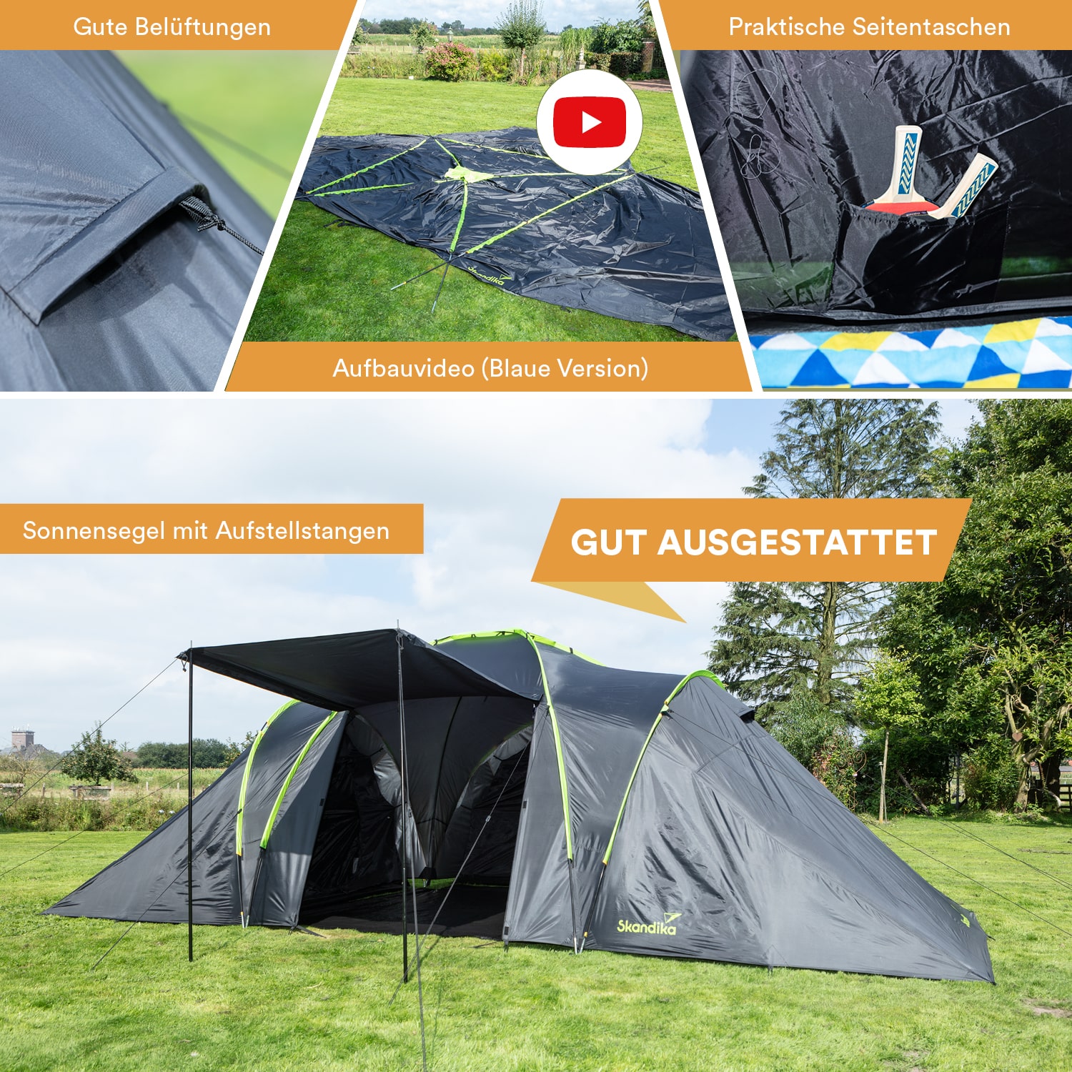 Skandika Daytona XXL koepeltent