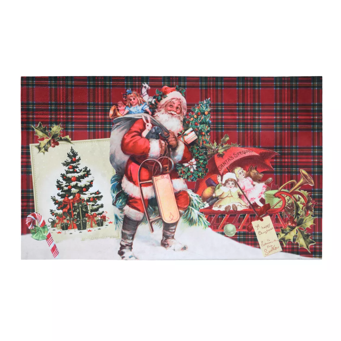 Tapis de Noël (75 cm) Rubber Bordeaux