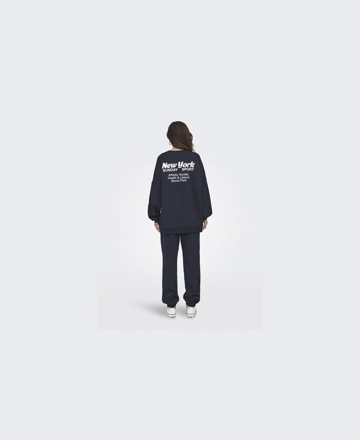 ONLY ONLDAZE L/S OVERSIZE PRINT O-NECK B Night sky/new york