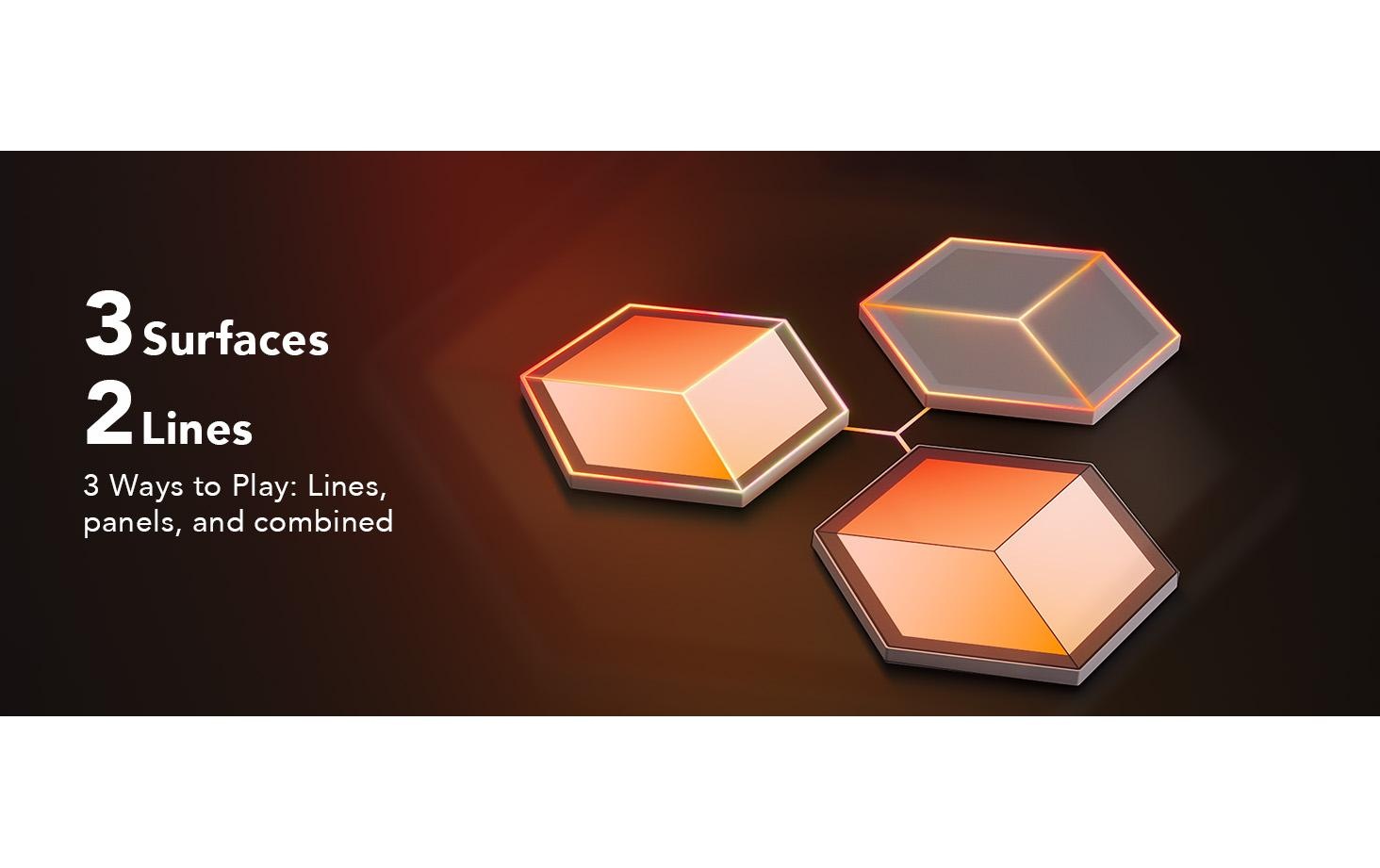 Govee LED Wandleuchte »Govee Glide Hexa Ultra, 7er-Pack, RGBIC«