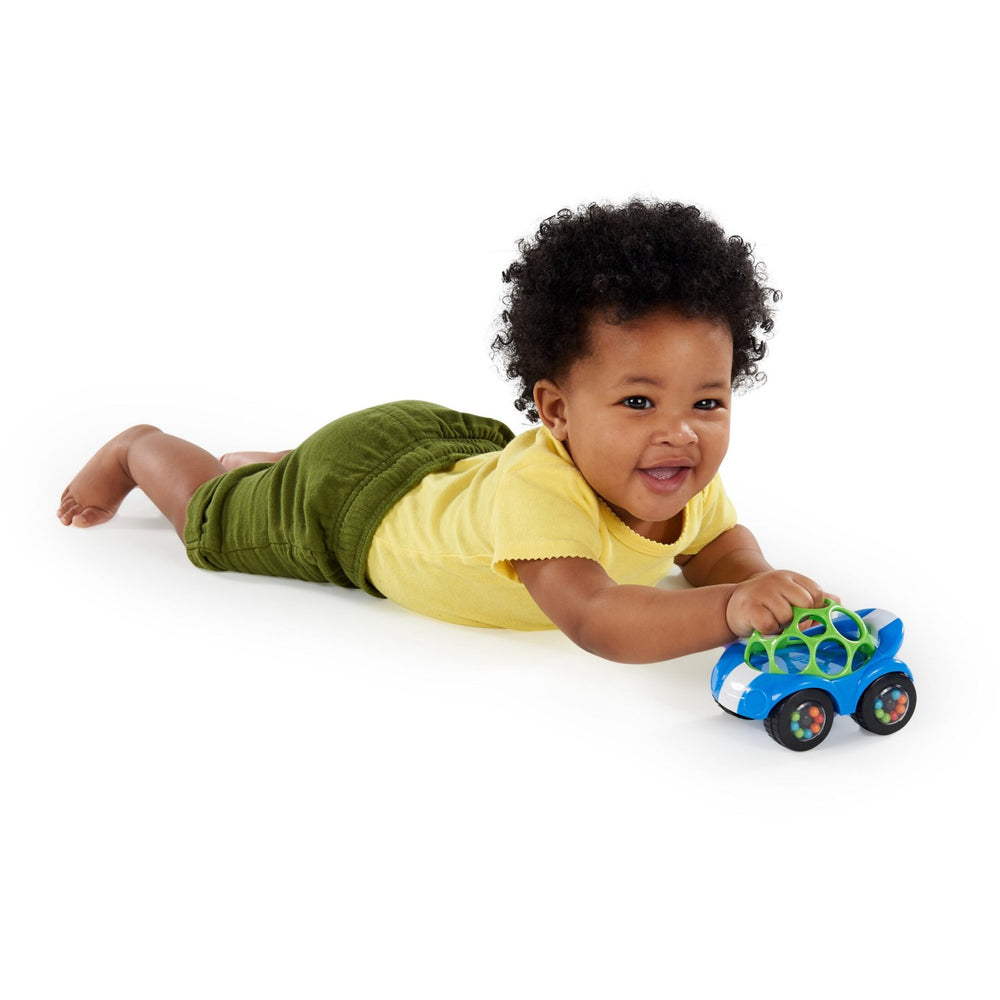 Køb Bright Starts Blue Legetøj Bil Rangle & Roll Buggie™