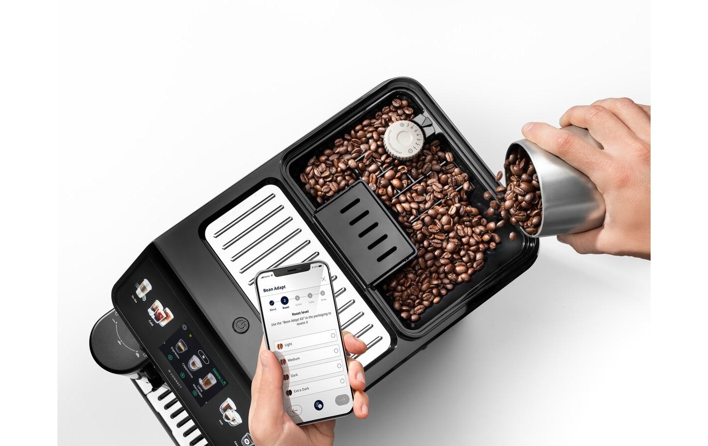 Kaffeevollautomat Eletta Explore ECAM450.65.G Schwarz<br>Kaffeevollautomat mit Cold Brew Funktion