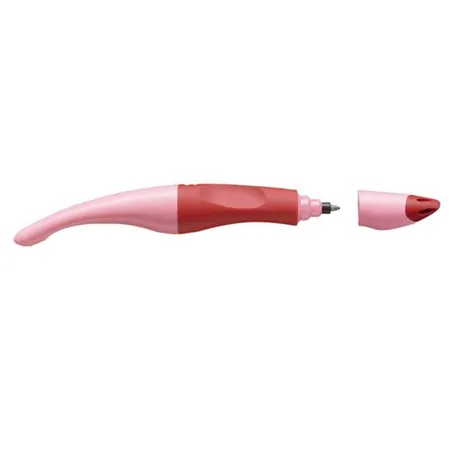 STABILO Ergonomischer Tintenroller EASYoriginal pastel hearts, bordeauxrot/rosa, Linkshänder