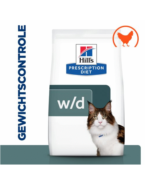 Hill's Prescription Diet W\/D Multi-Benefit - Kattenvoer - Kip 3 kg
