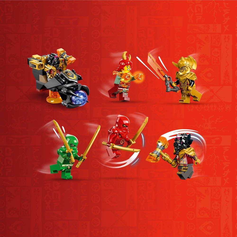 LEGO NINJAGO 71793 Hitzewelle Verwandlungs-Lavadrache Bauset