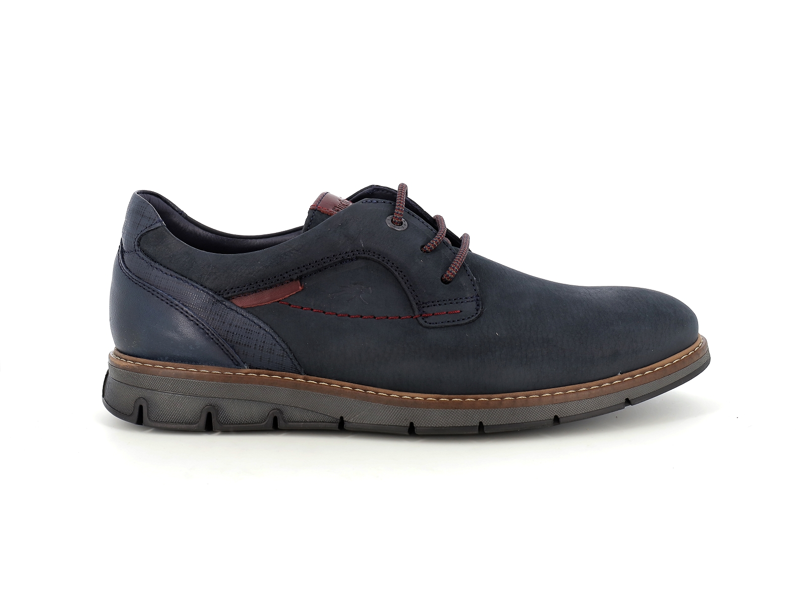 Fluchos-F0974 Cuir gras Marine