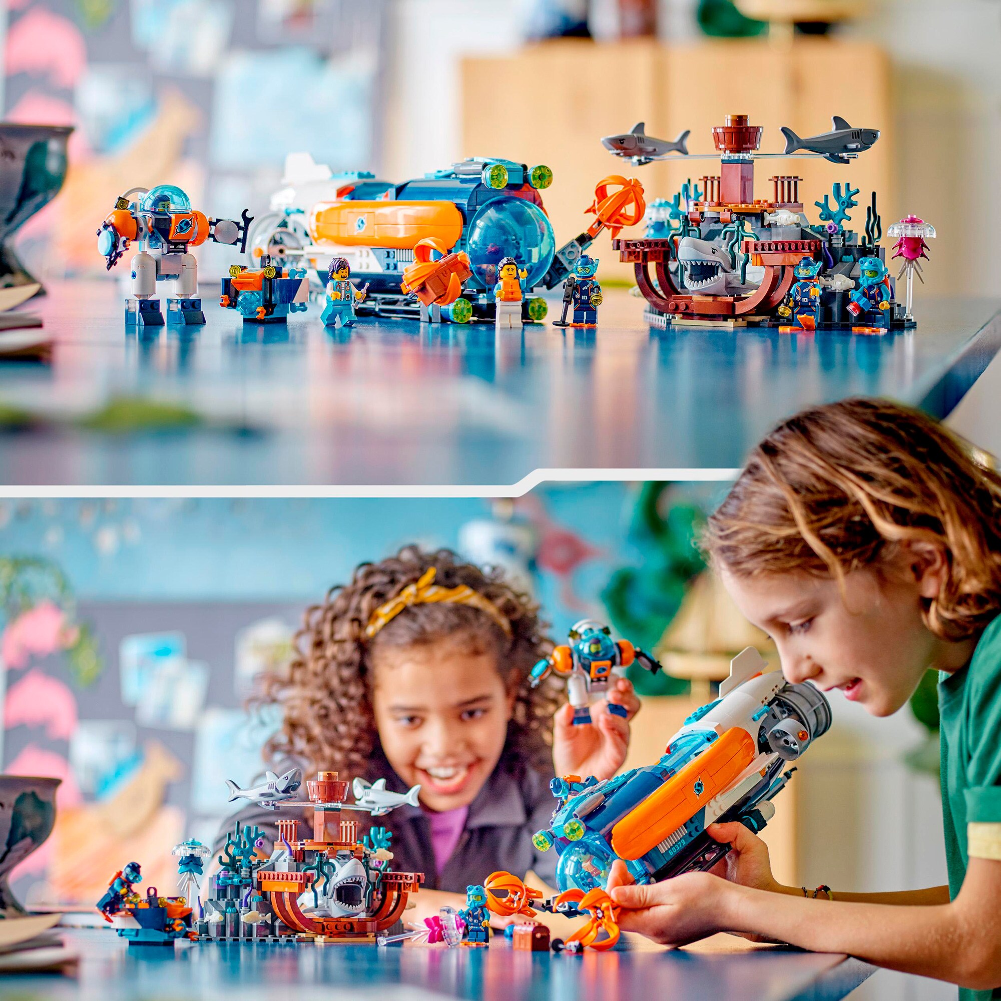 LEGO Konstruktionsspielzeug City Forscher-U-Boot