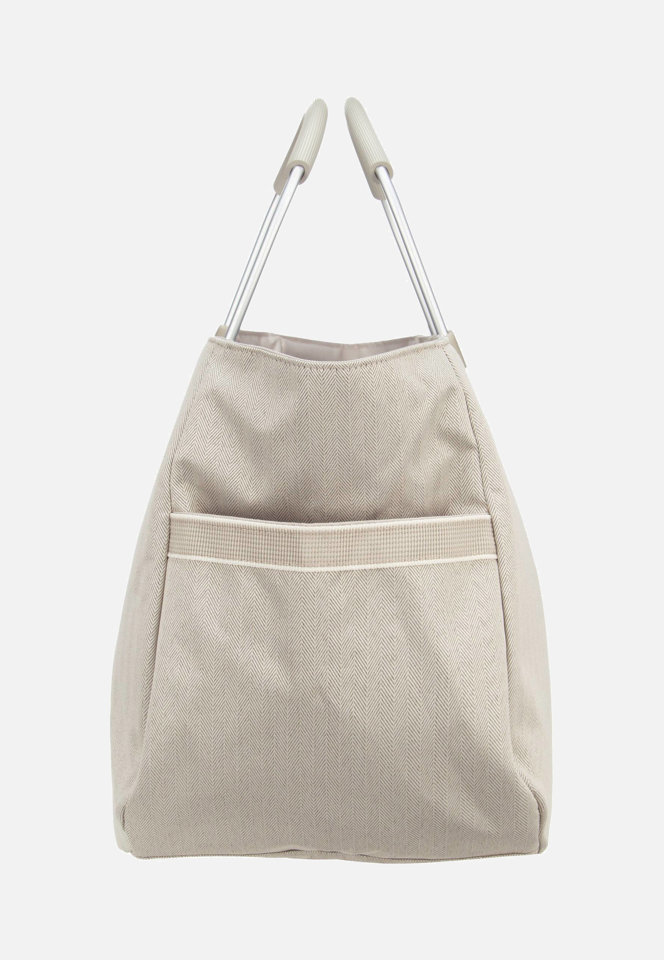loopshopper L Herringbone Sand - Einkaufskorb
