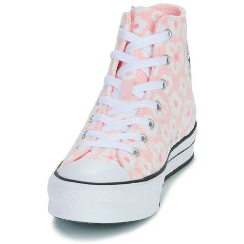 Converse - CHUCK TAYLOR ALL STAR EVA LIFT - Rose / Blanc