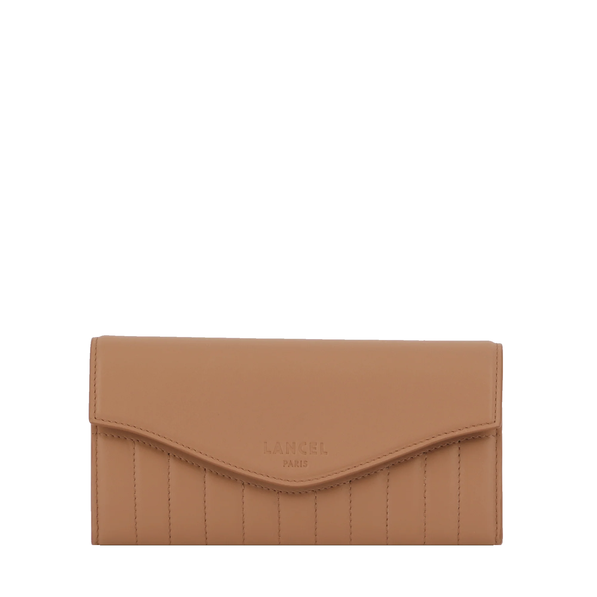 Portefeuille slim rabat Rodéo de Lancel-Granit