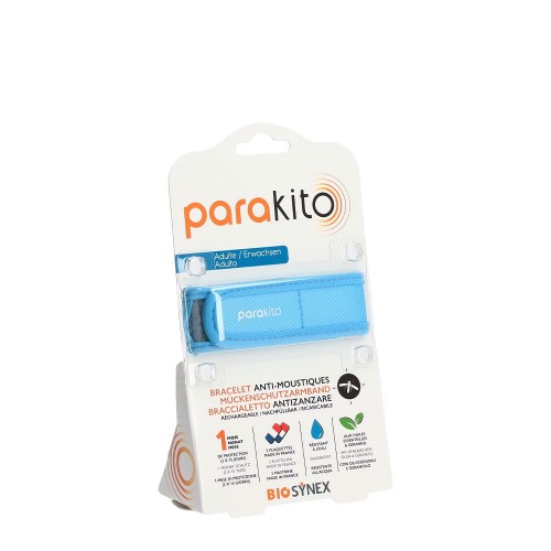 Parakito Pulseira Proteção Mosquitos Adulto Azul