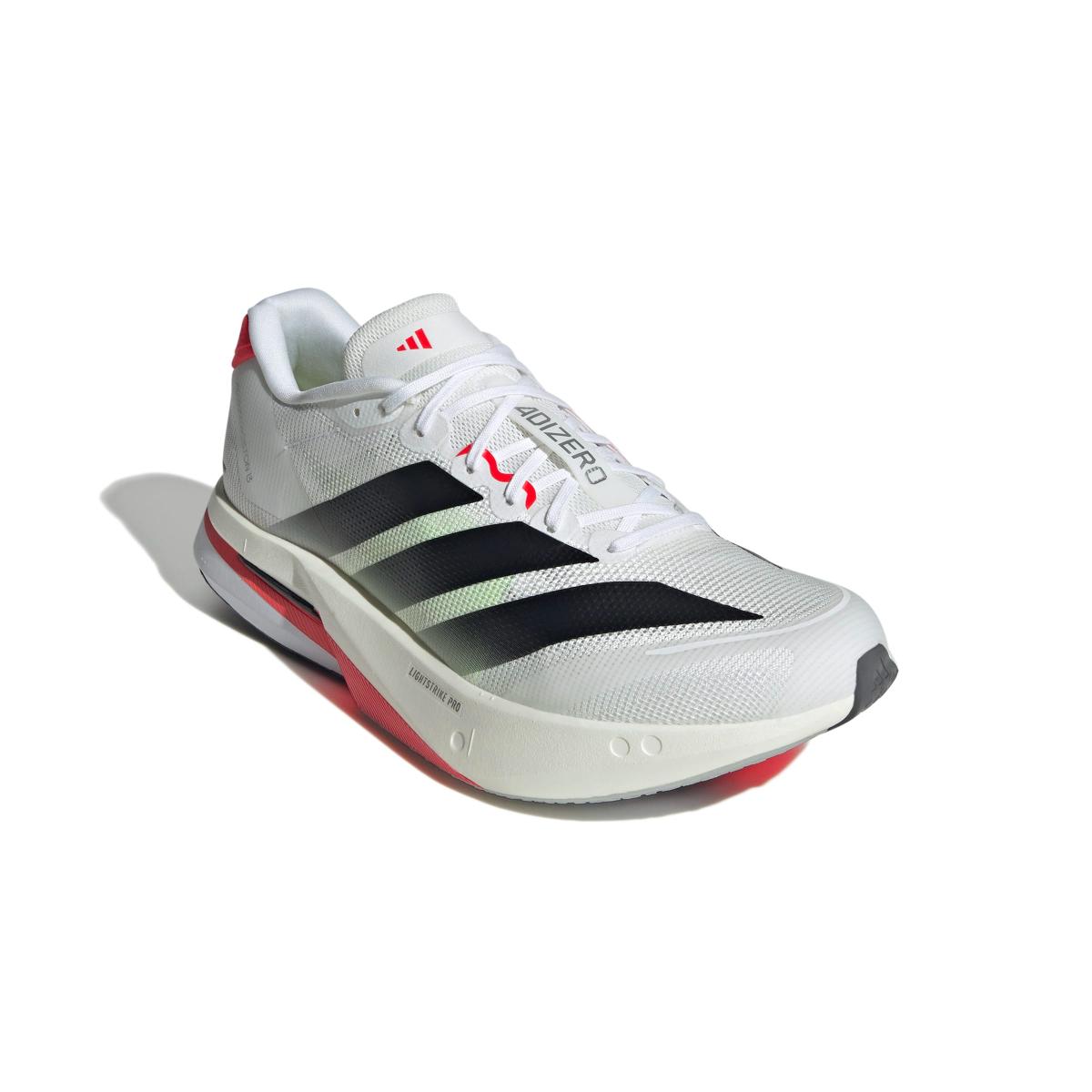 Adidas Adizero Boston 13 Cloud White/Core Black/Lucid Red