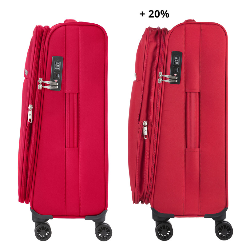 CarryOn Air 3-delig zachte kofferset - Red