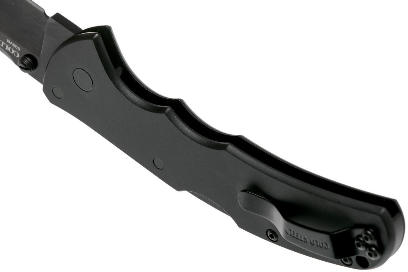 Cold Steel Code 4 Spear Point 58PAS Black/Black CPM S35VN plain edge, zakmes