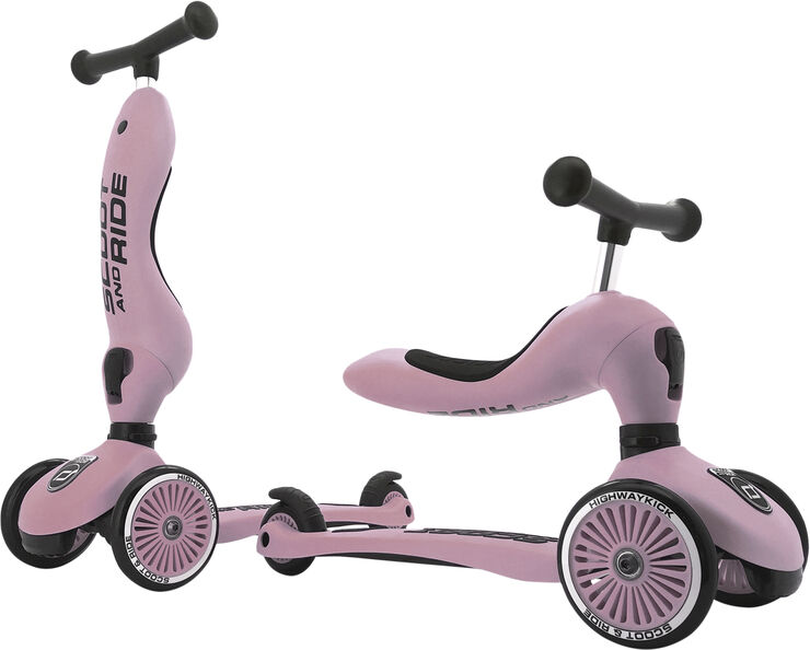 Scoot & Ride HIGHWAYKICK 1 - ROSE Lyserød