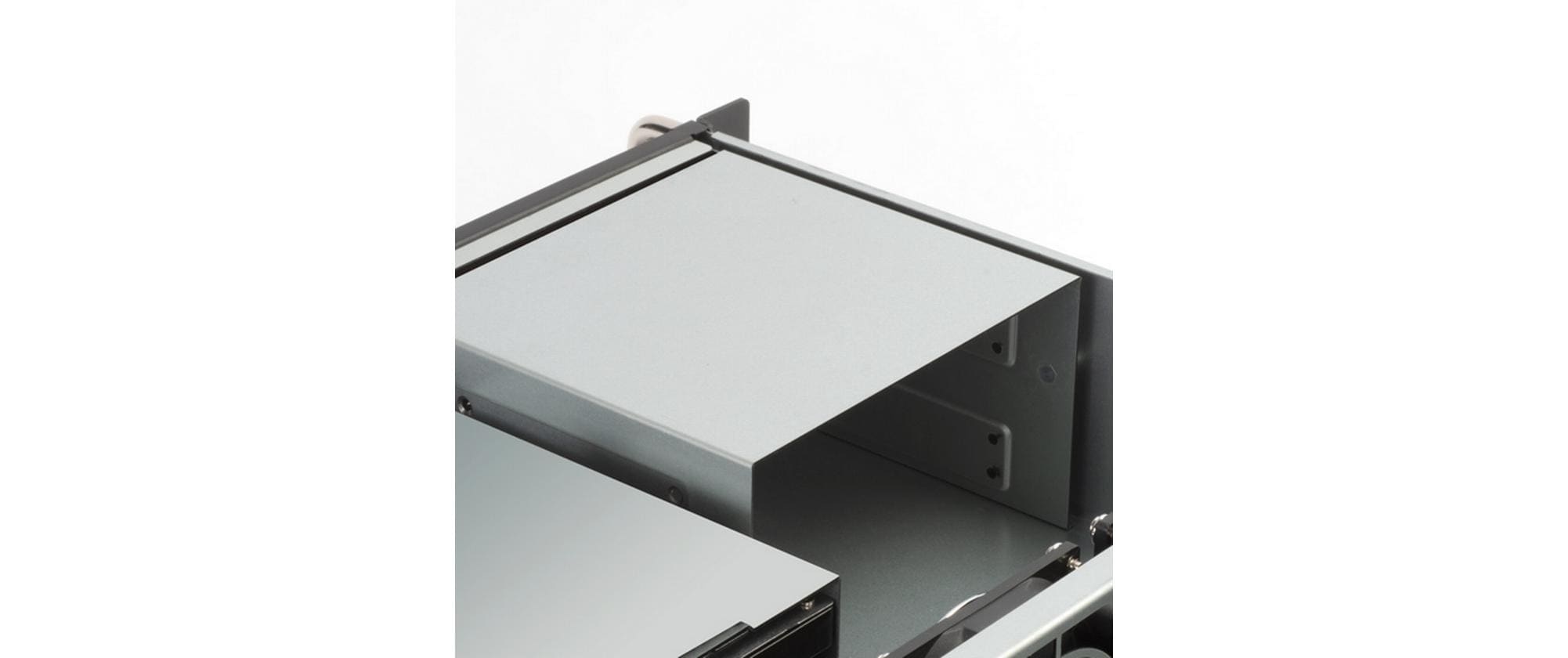 Gehäuse SST-RM23-502<br>Industrielles 2HE-ATX-Rackmount-Speicherservergehäuse mit dualem 5.25-Zoll-Laufwerkschacht und USB-3.1-Gen1-Schnittstelle