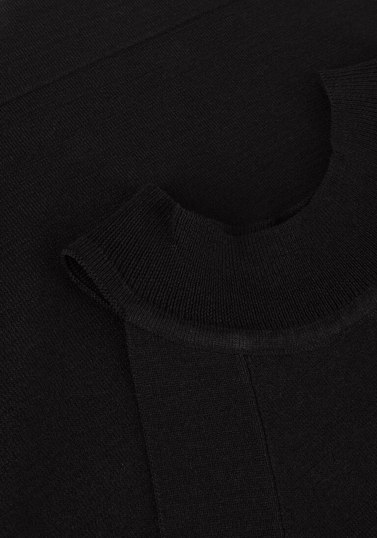 SUMMUM zwarte summum top tank top dull viscose polyamide knit