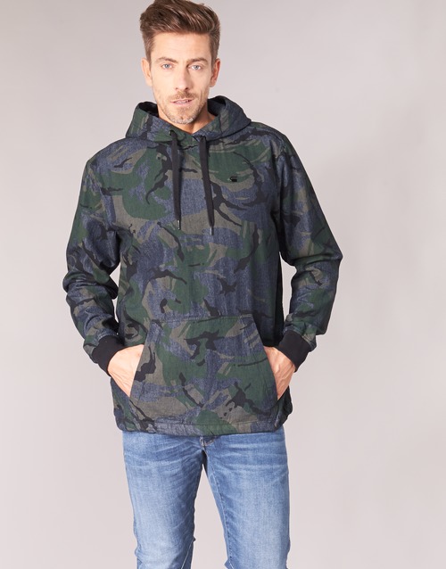 G-Star Raw - STOR ANORAK OVERSHIRT - Bleu / Vert