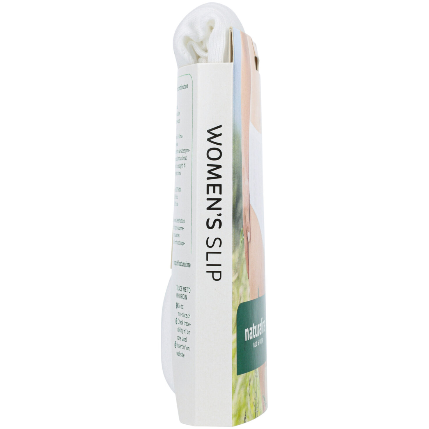 Naturaline Textil Damen Slip weiss L