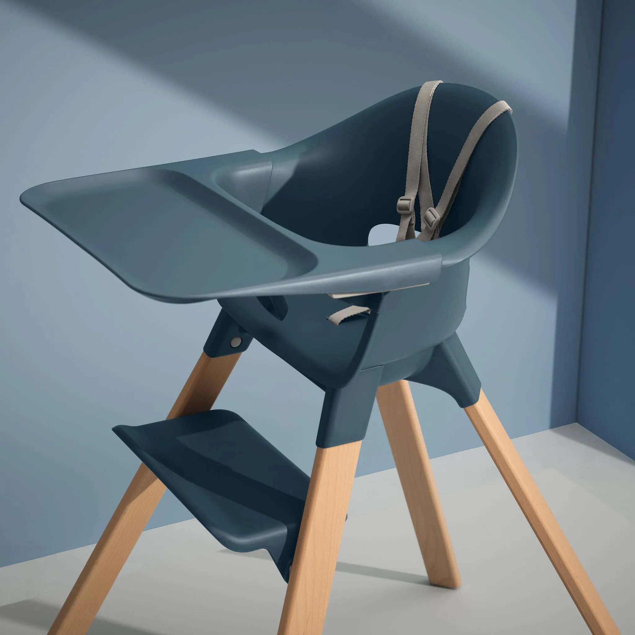 Stokke Chaise Haute Clikk - Fjord Bleu