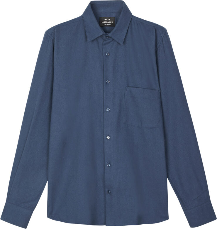 Mads Nørgaard - Copenhagen Alaska Flannel Sune Shirt Blå