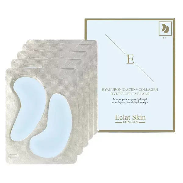 Máscaras para os olhos Eclat Skin London 5x2 com ácido hialurônico e colágeno