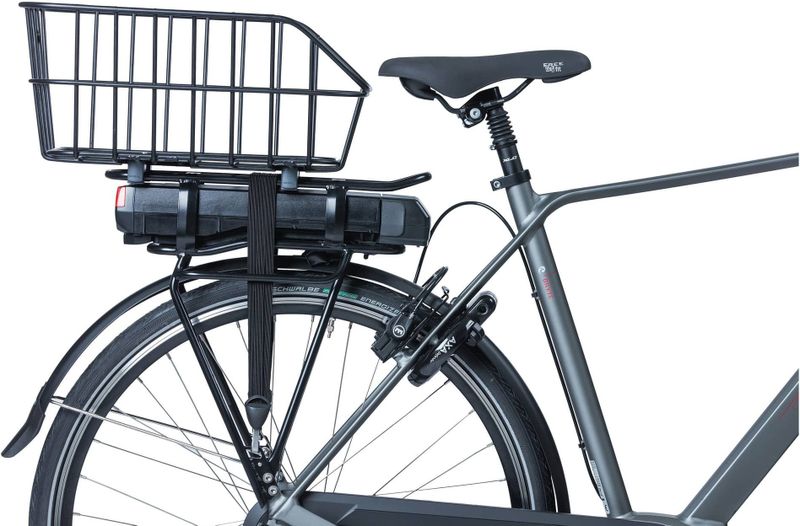 Basil - Cento Alu WSL - Fietsmand - Mat Zwart - Aluminium - 21 Liter