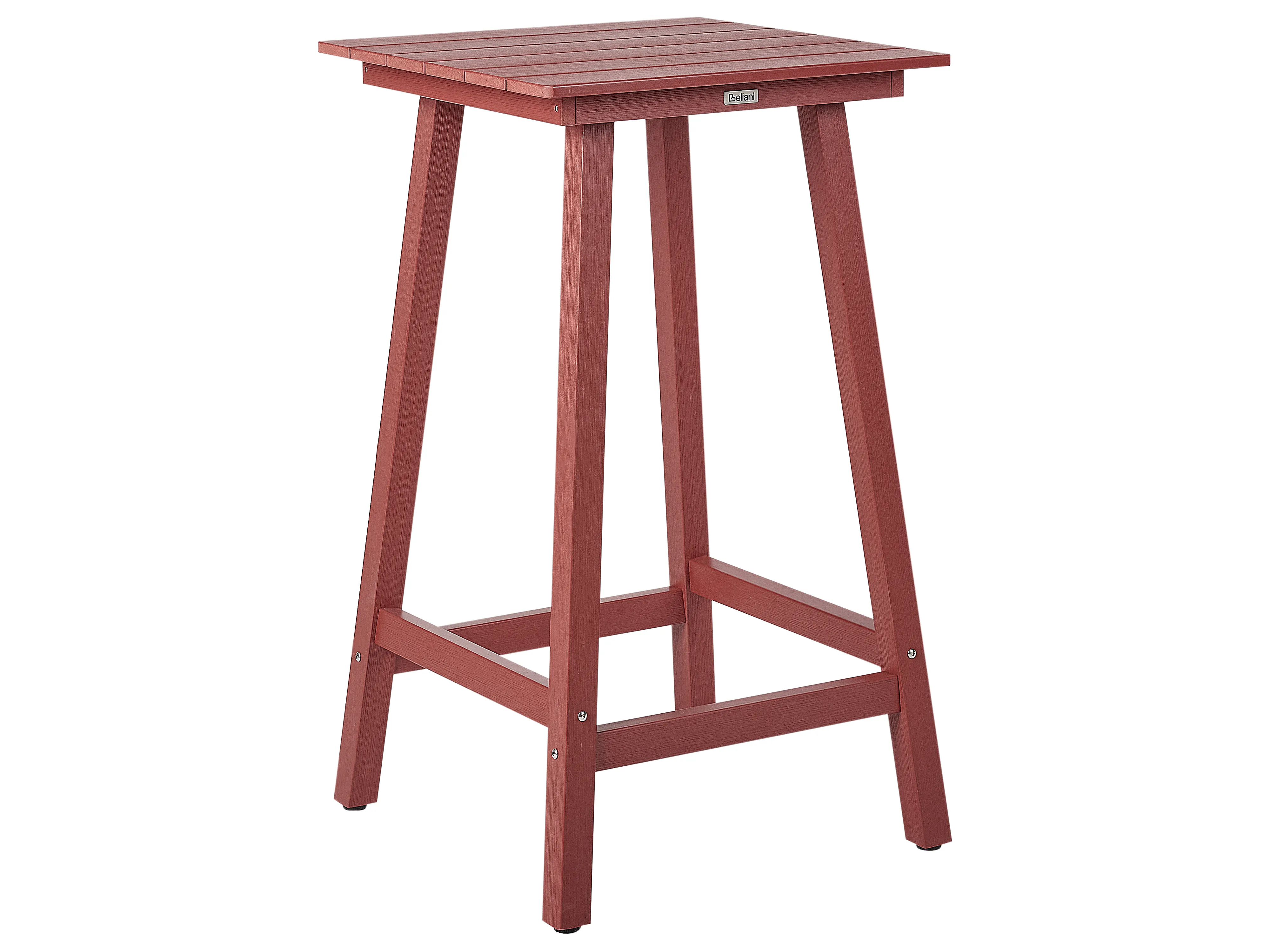 Tuin bartafel ADIRONDACK 60 cm 59 cm Synthetisch materiaal Rood