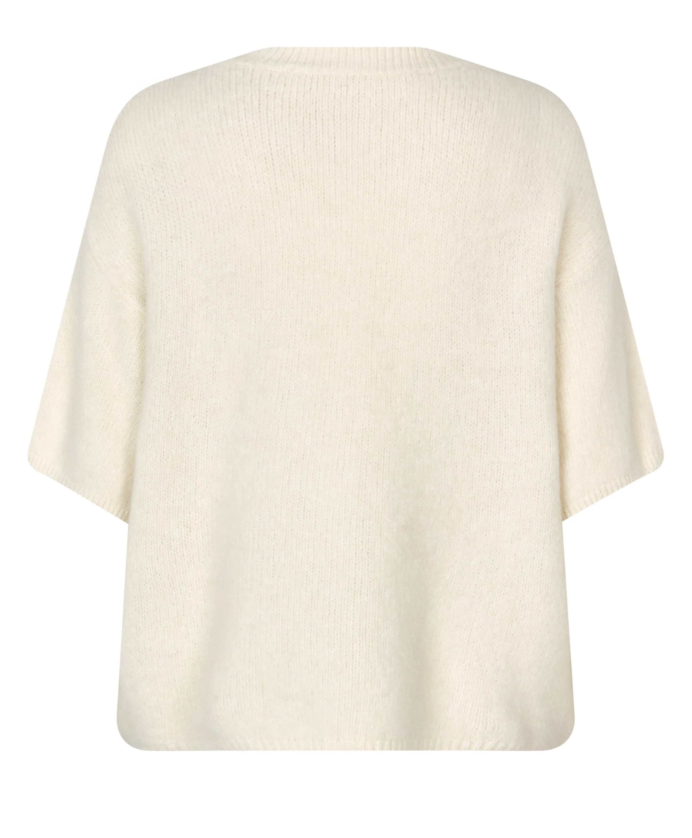 Second Female  Wanda O-Neck striktrøje - Dark Chalk
