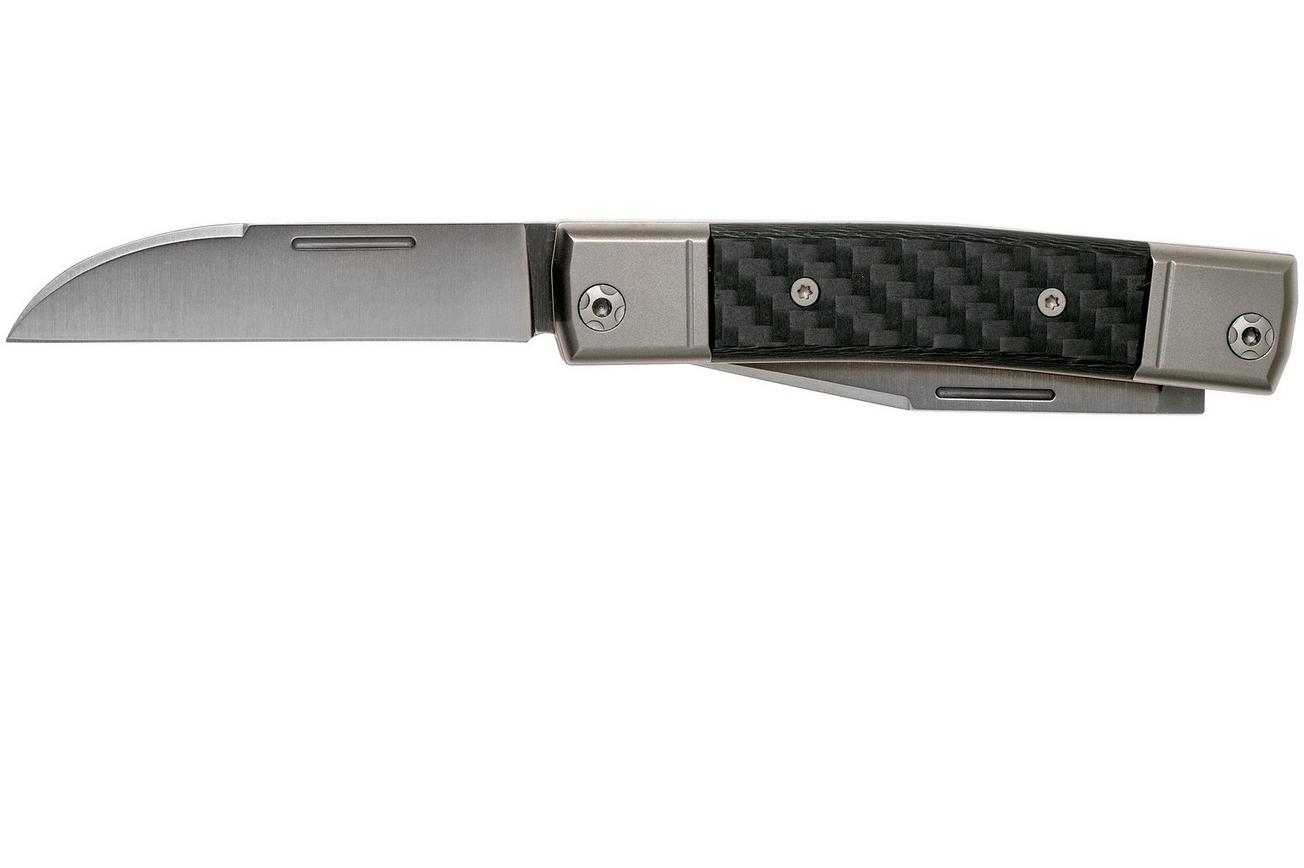 LionSteel BestMan BM13 CF Carbon Fiber slipjoint zakmes