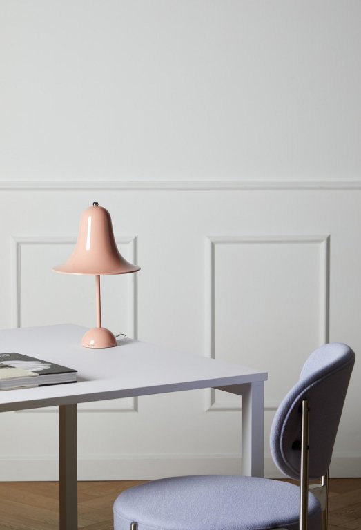 Verpan Pantop tafellamp zand grijs