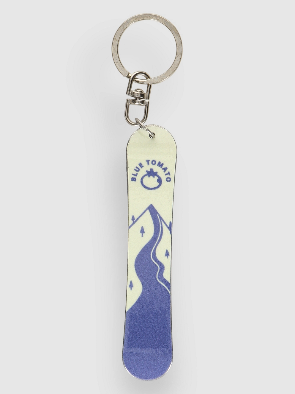 Blue Tomato Snowboard Key Chain beige/blue mountain