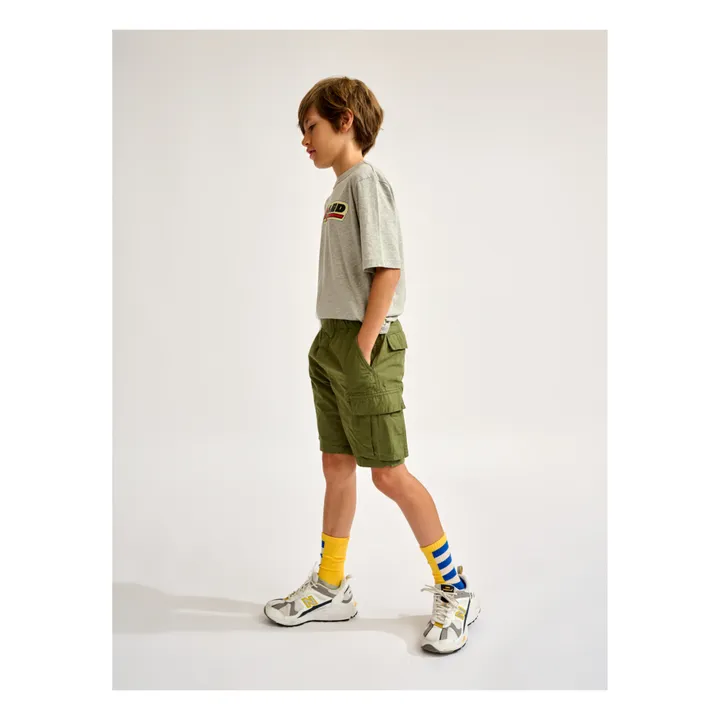 Bellerose Short Cargo Paz | Vert kaki