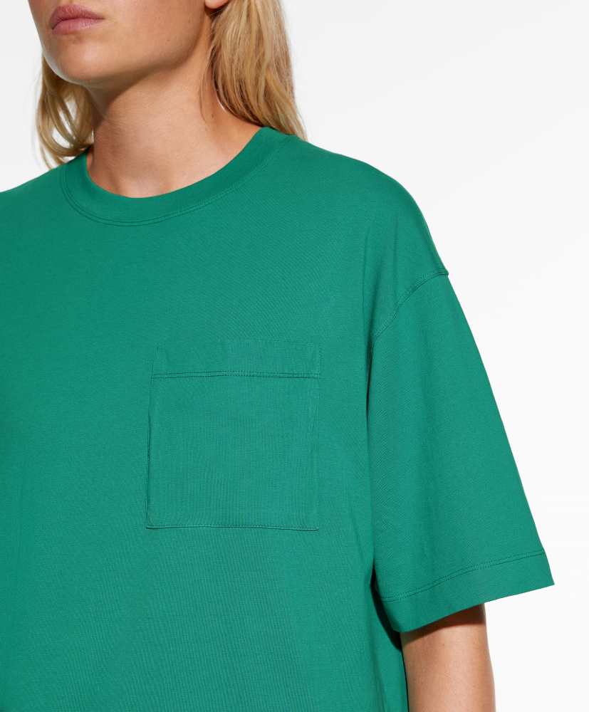 Camiseta longa, 100% algodão lavado