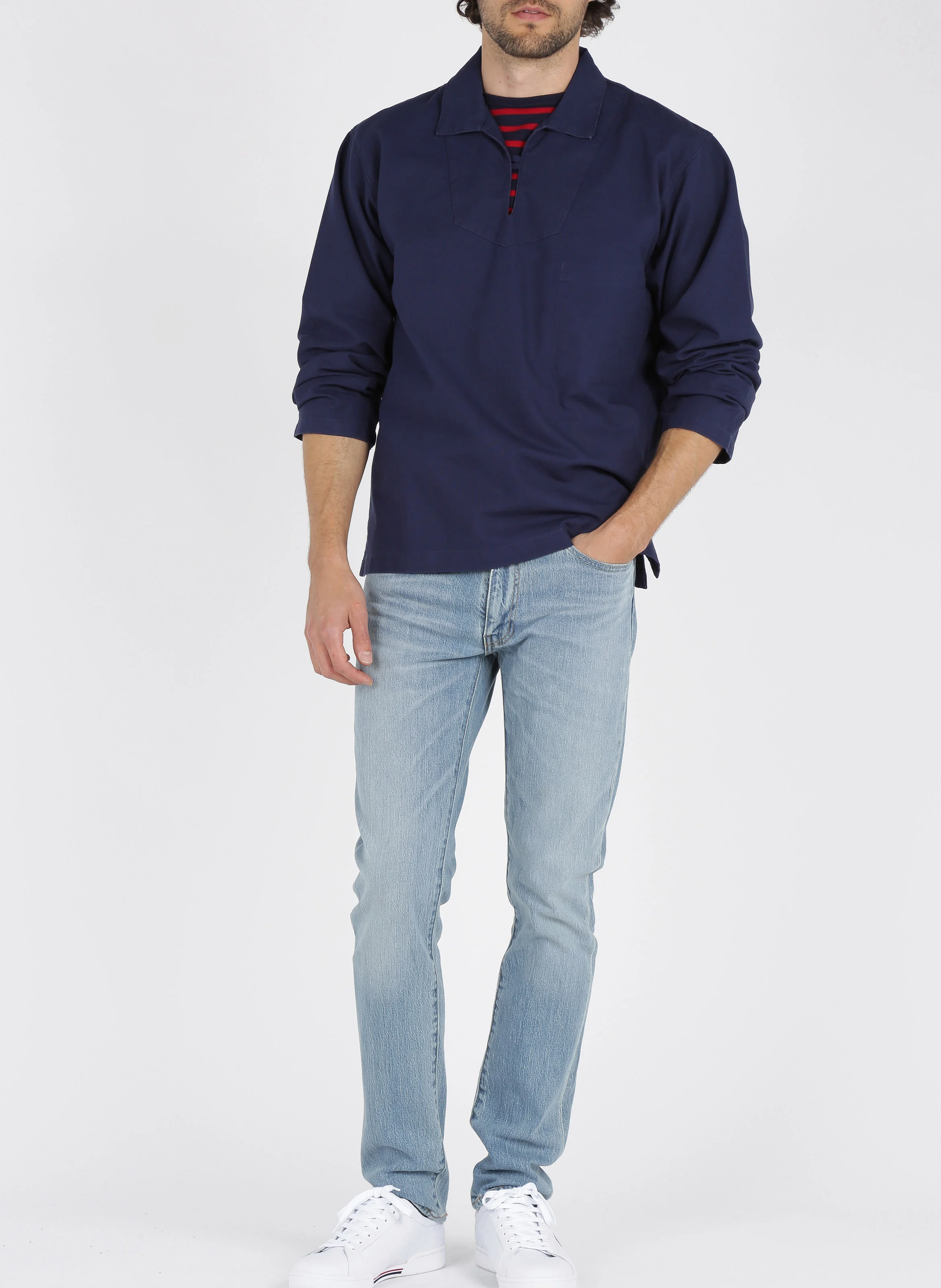 Vareuse en coton | Bleu