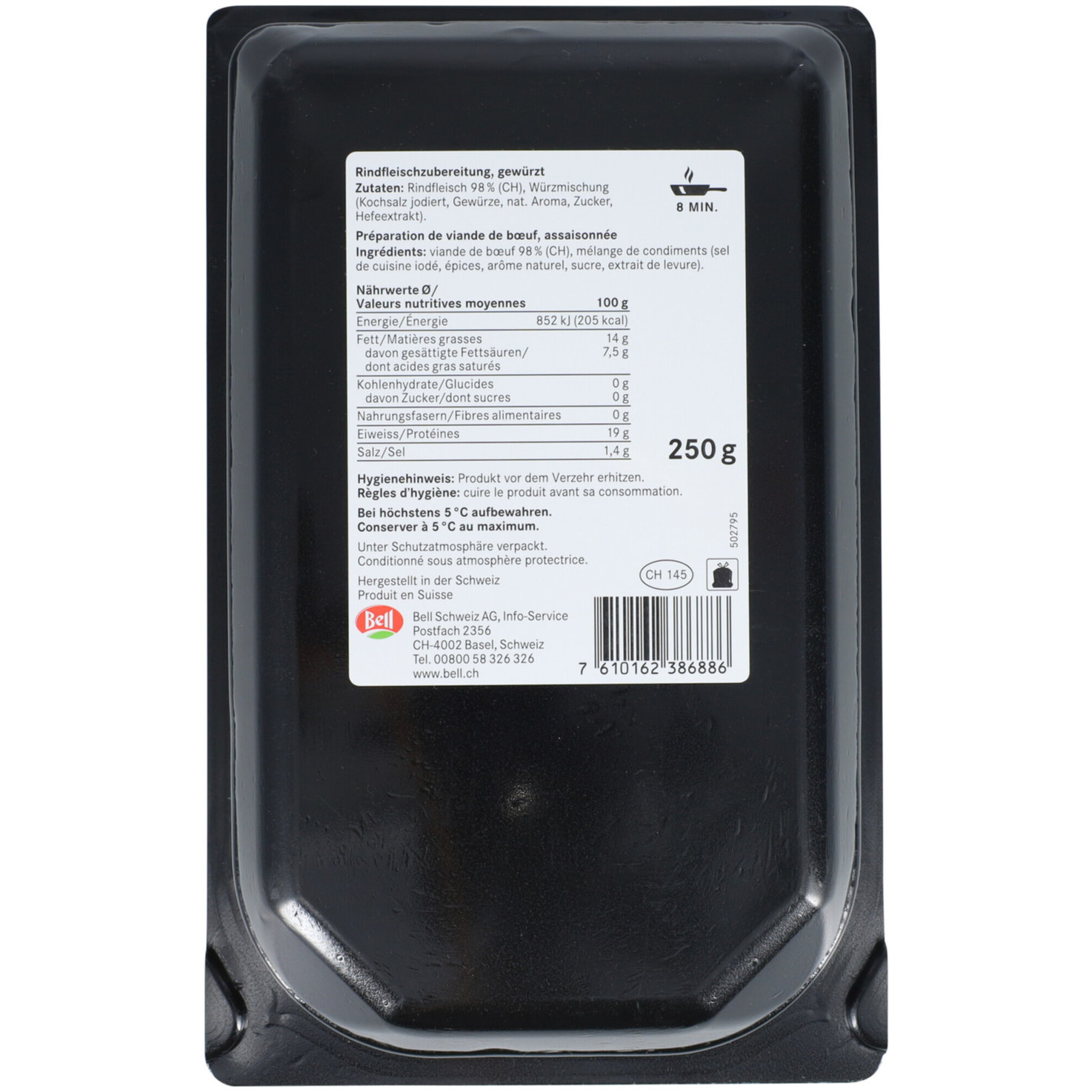 Bell Beefburger nature 2x125g