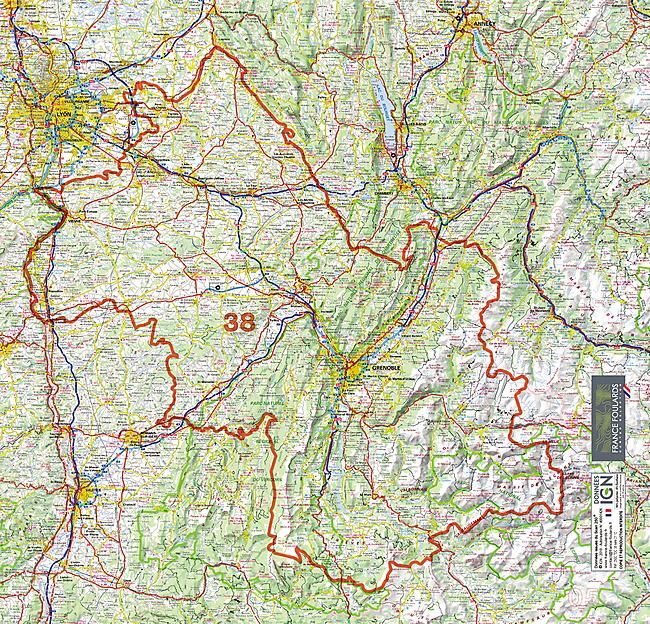 FRANCE FOULARDS - TOUR DE COU ISERE