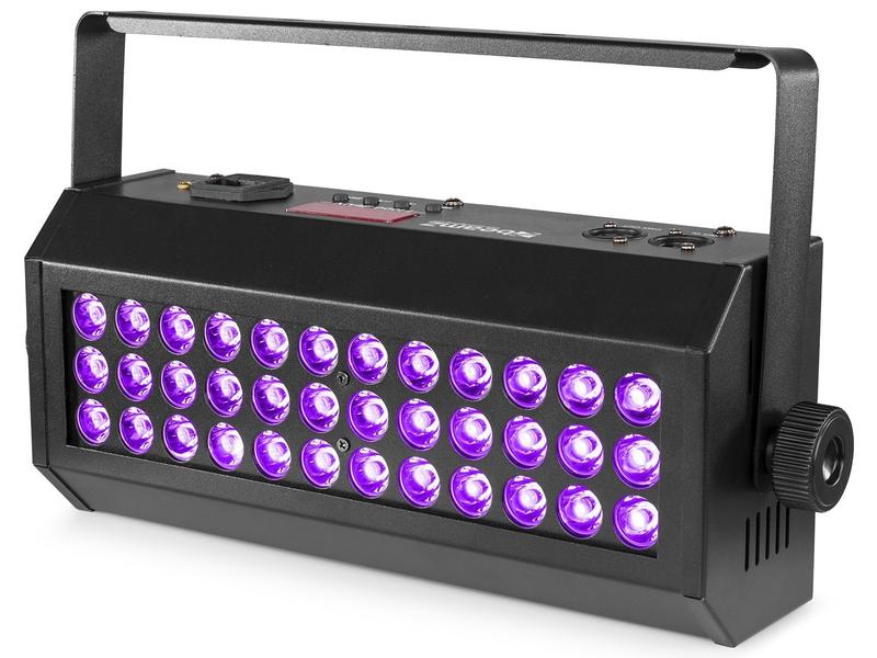 BeamZ UV-Lampe Flood36UV LED-Flutlicht mit Hochleistungs-UV-LEDs